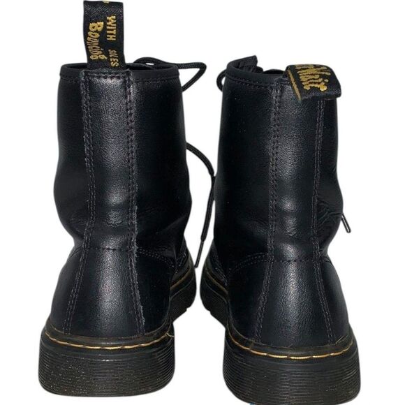 Dr Martens Zavala Black Patent Leather Combat Boots - Size 7 - EUC - Picture 4 of 6